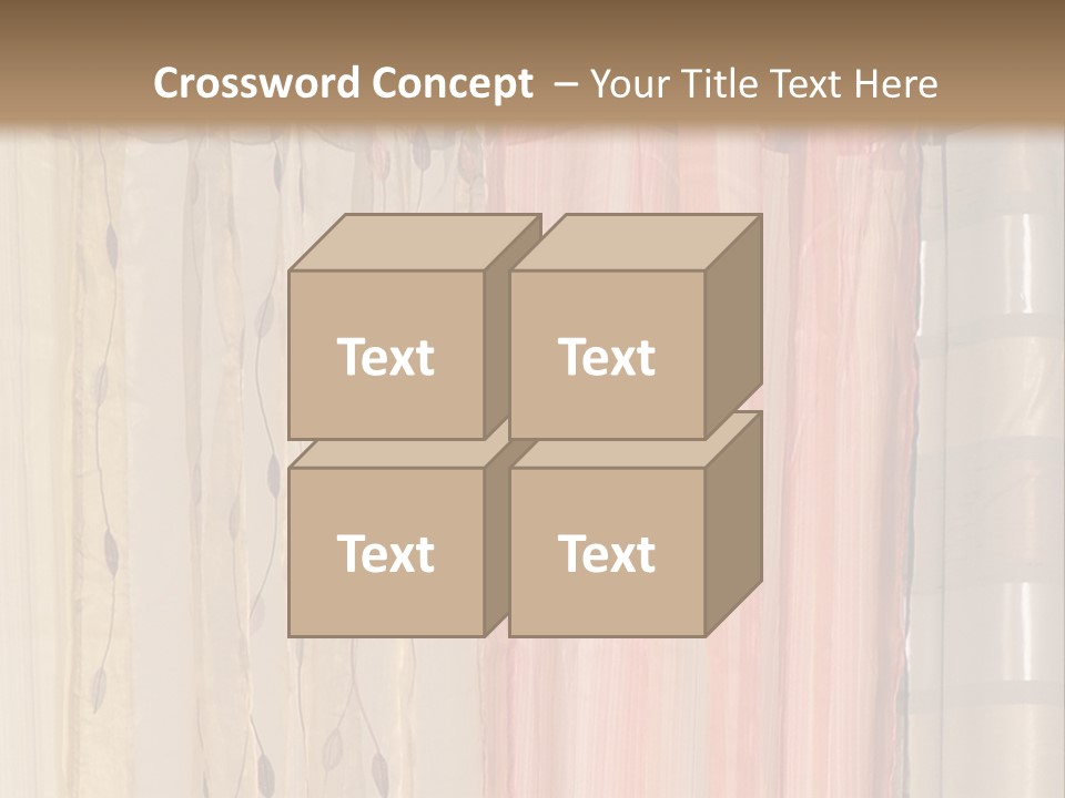 Colorful Textile Tall PowerPoint Template