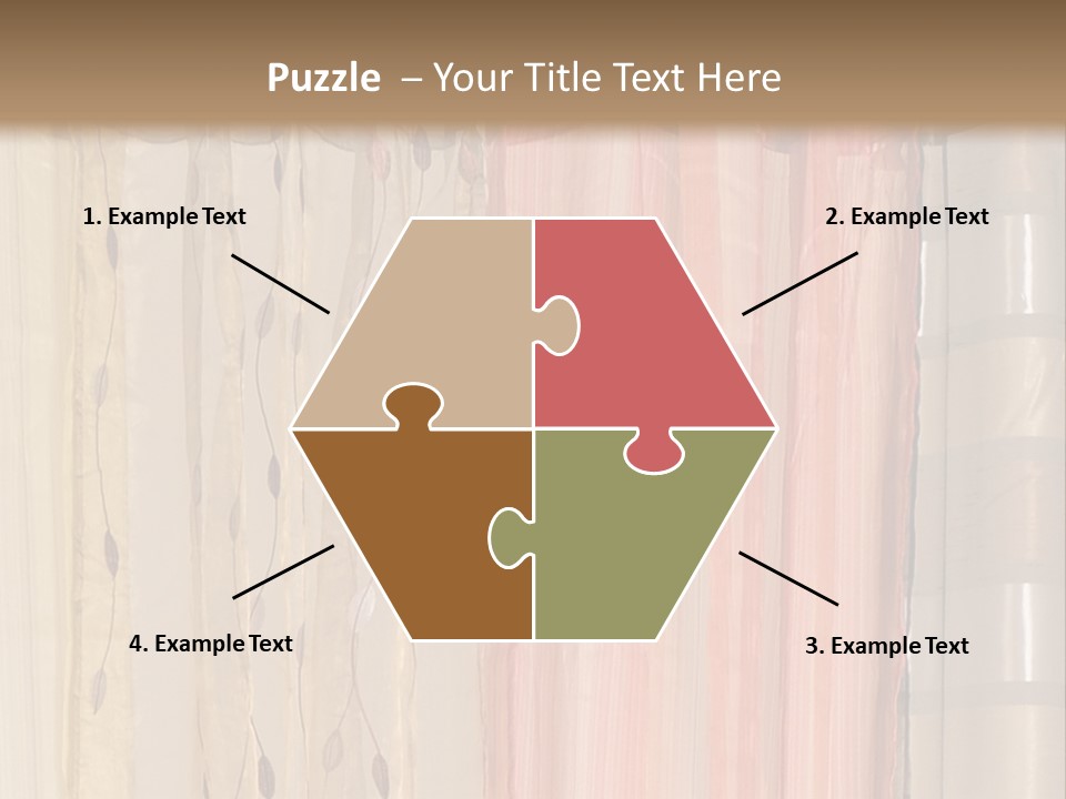 Colorful Textile Tall PowerPoint Template