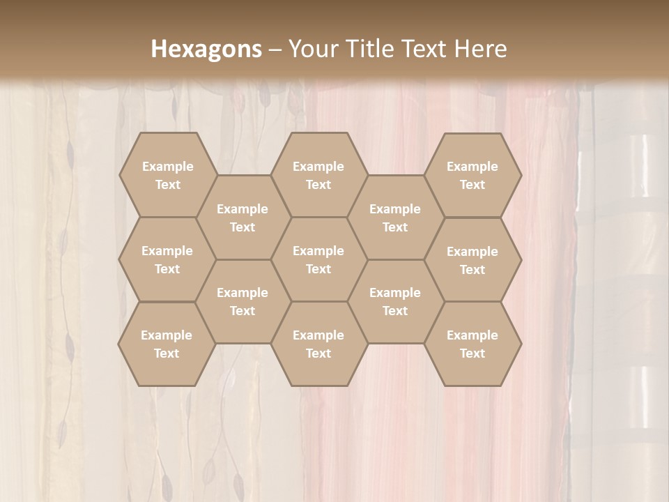 Colorful Textile Tall PowerPoint Template