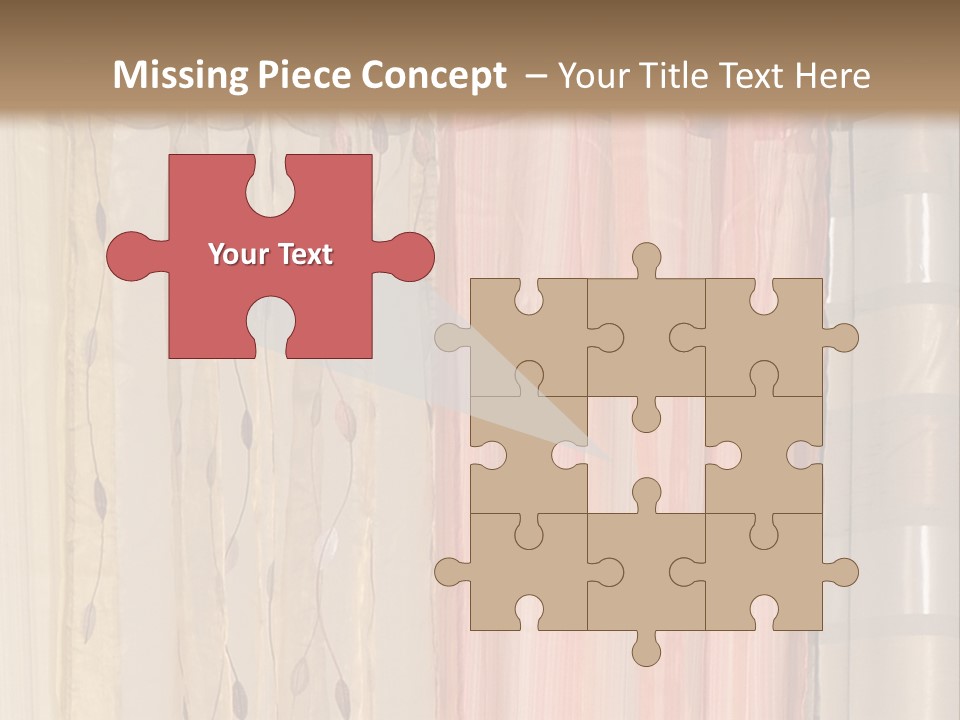 Colorful Textile Tall PowerPoint Template