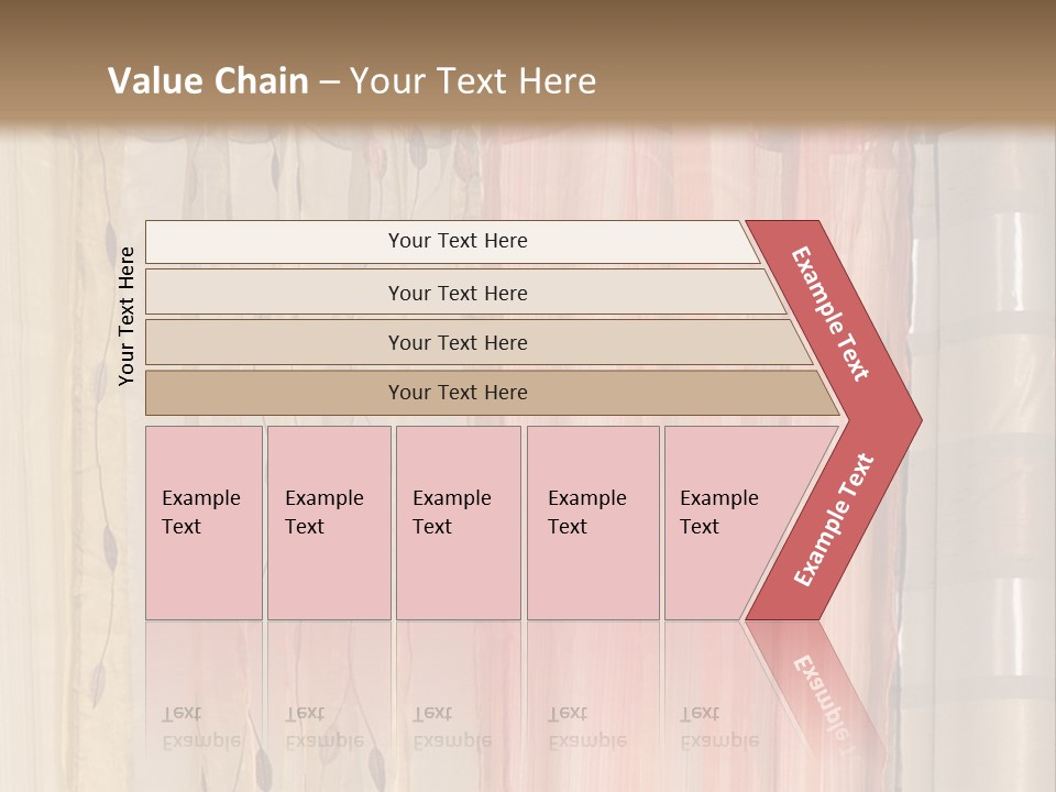 Colorful Textile Tall PowerPoint Template