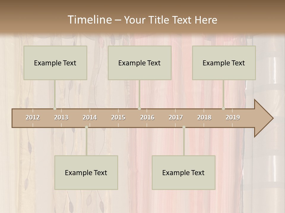 Colorful Textile Tall PowerPoint Template