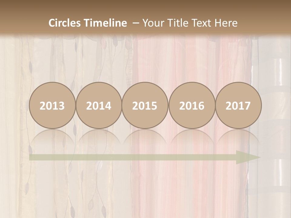 Colorful Textile Tall PowerPoint Template