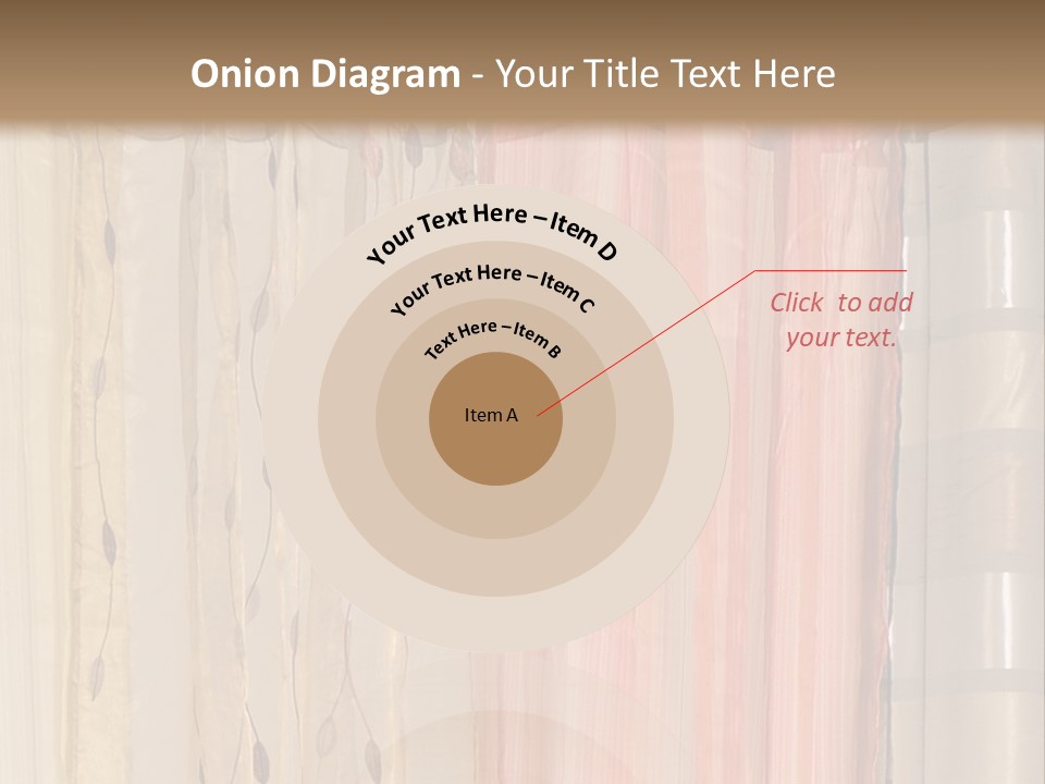 Colorful Textile Tall PowerPoint Template