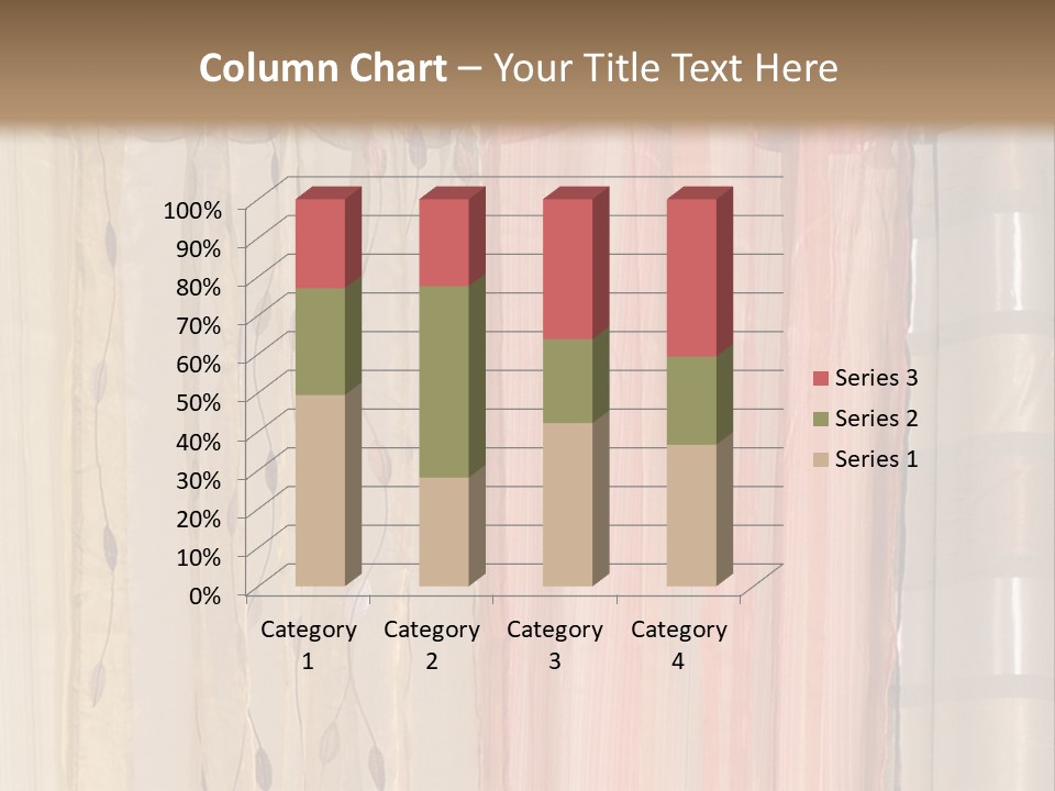 Colorful Textile Tall PowerPoint Template