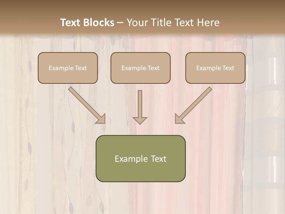 Colorful Textile Tall PowerPoint Template