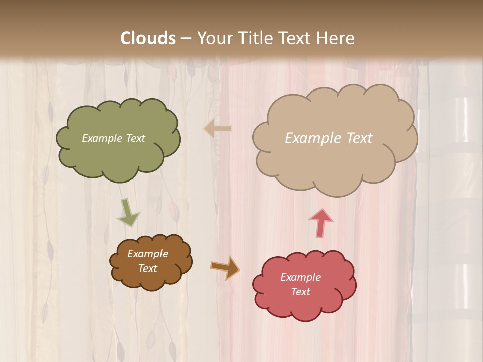 Colorful Textile Tall PowerPoint Template