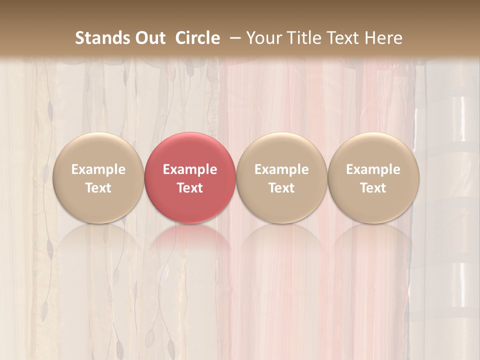 Colorful Textile Tall PowerPoint Template