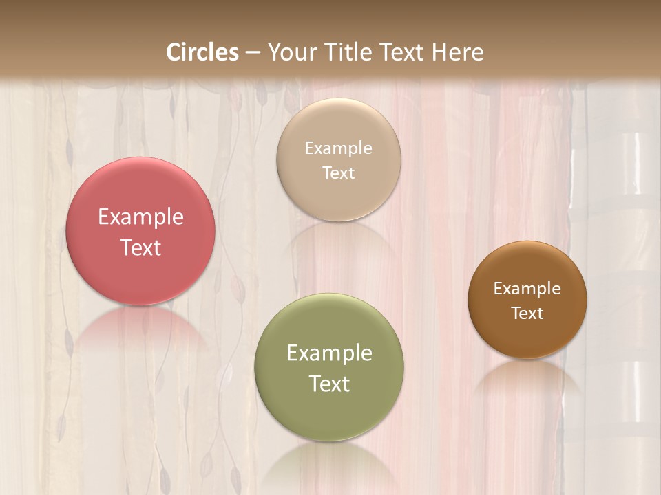 Colorful Textile Tall PowerPoint Template