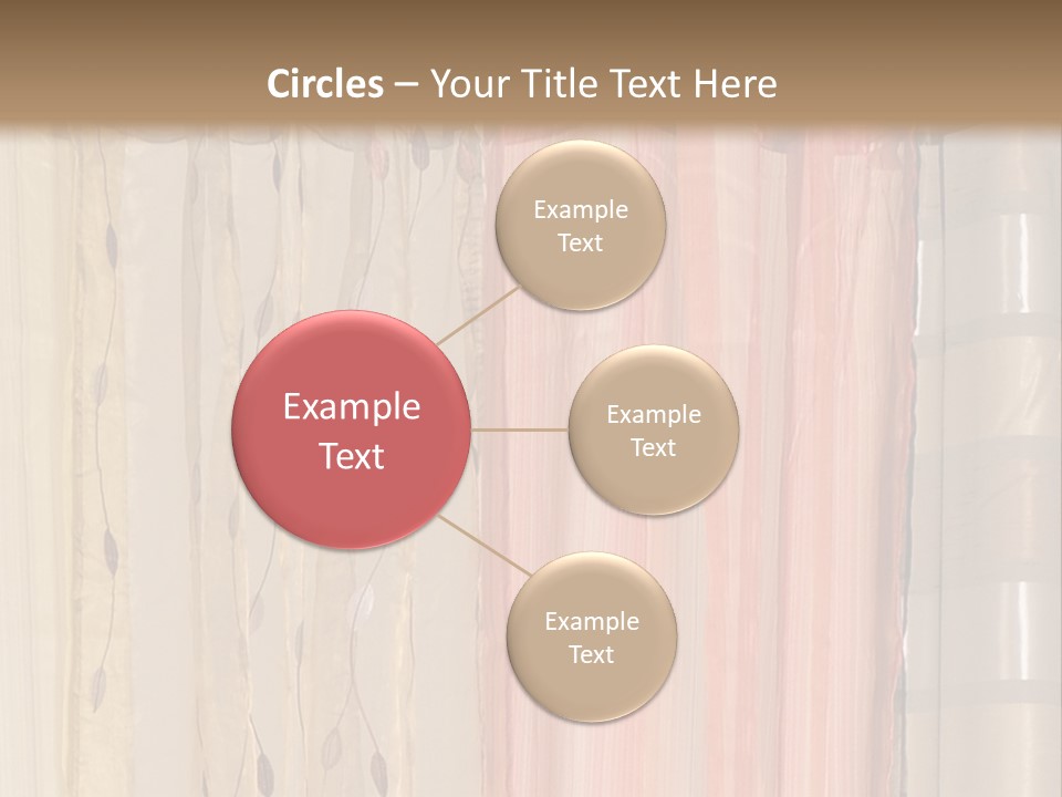 Colorful Textile Tall PowerPoint Template