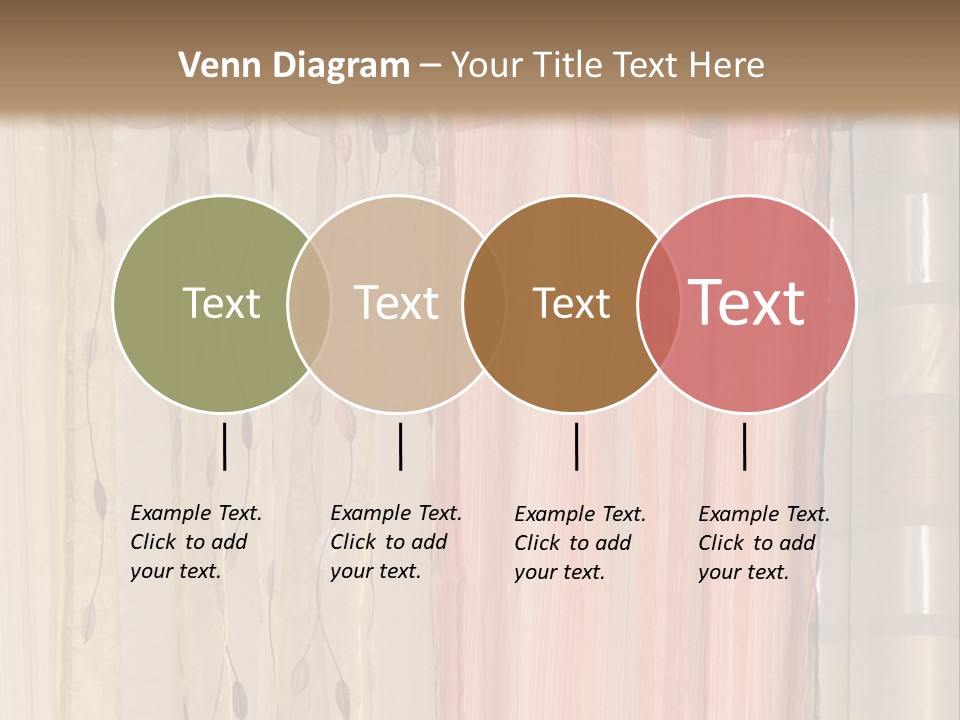 Colorful Textile Tall PowerPoint Template