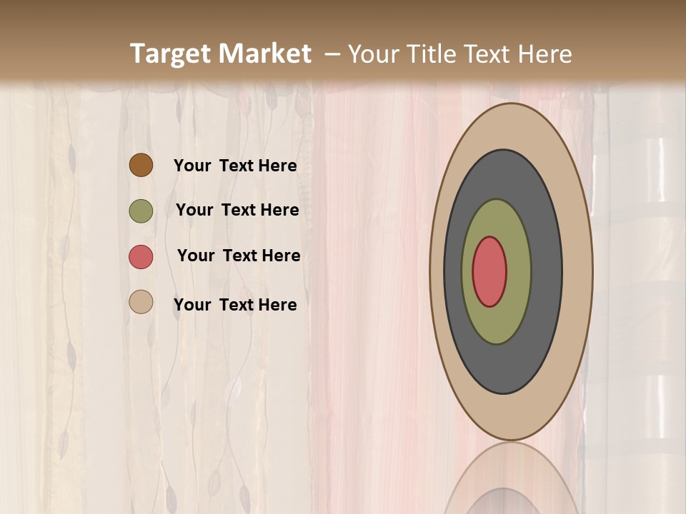 Colorful Textile Tall PowerPoint Template