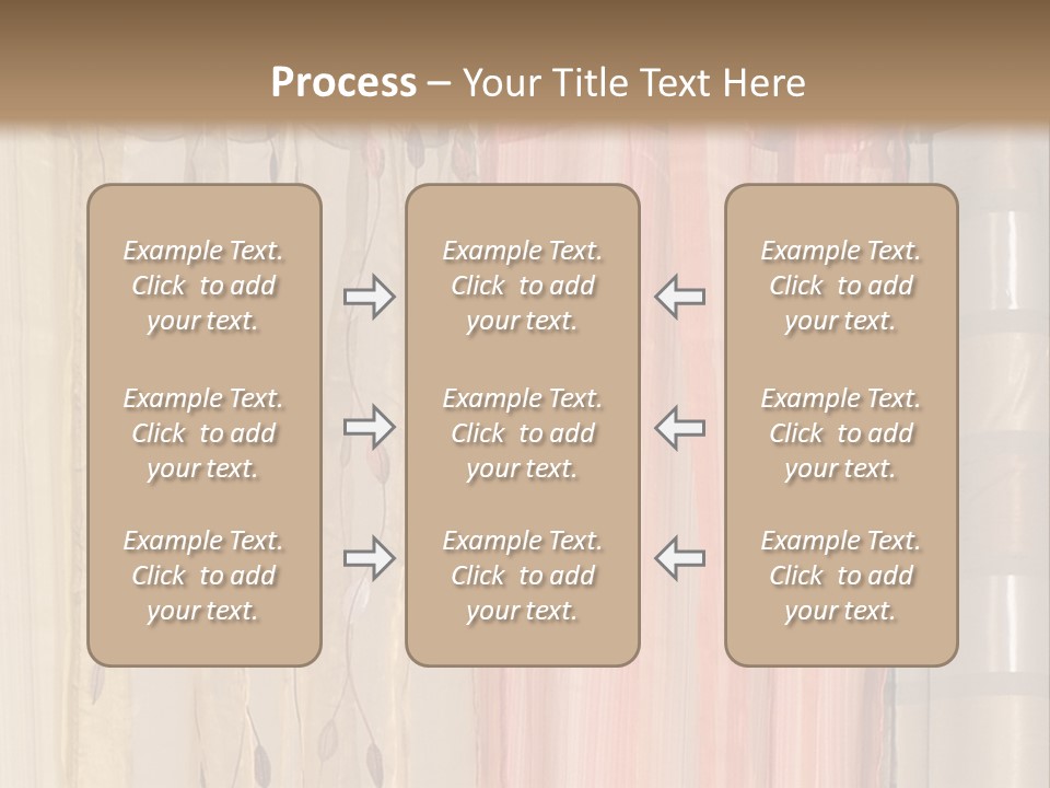 Colorful Textile Tall PowerPoint Template