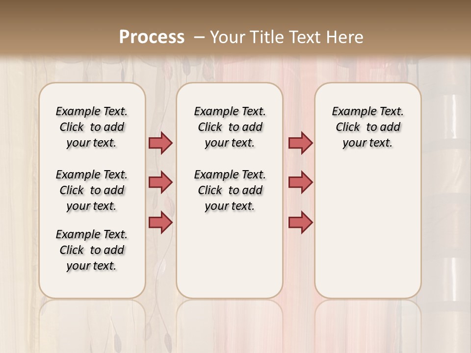 Colorful Textile Tall PowerPoint Template