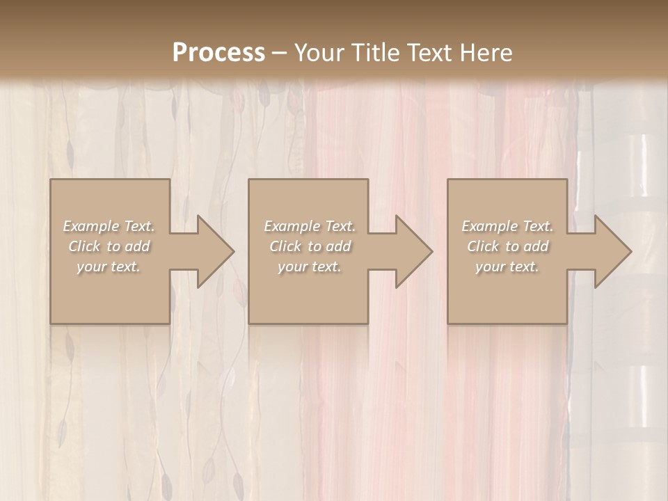 Colorful Textile Tall PowerPoint Template