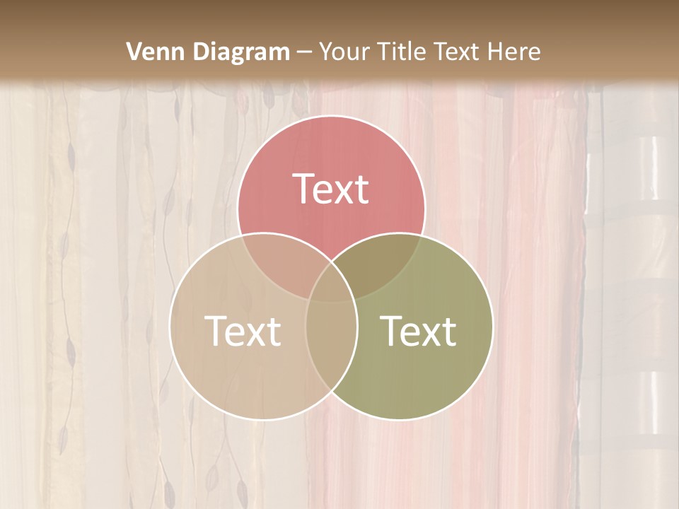 Colorful Textile Tall PowerPoint Template