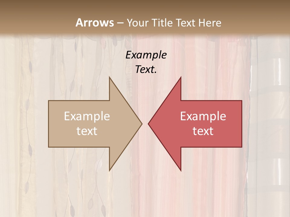 Colorful Textile Tall PowerPoint Template