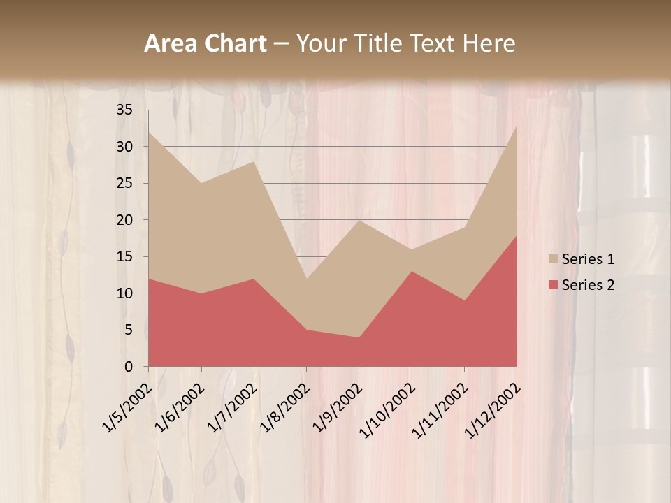 Colorful Textile Tall PowerPoint Template