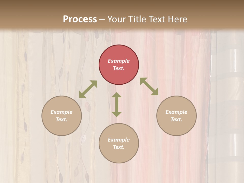 Colorful Textile Tall PowerPoint Template