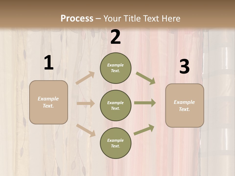 Colorful Textile Tall PowerPoint Template