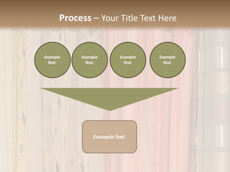 Colorful Textile Tall PowerPoint Template