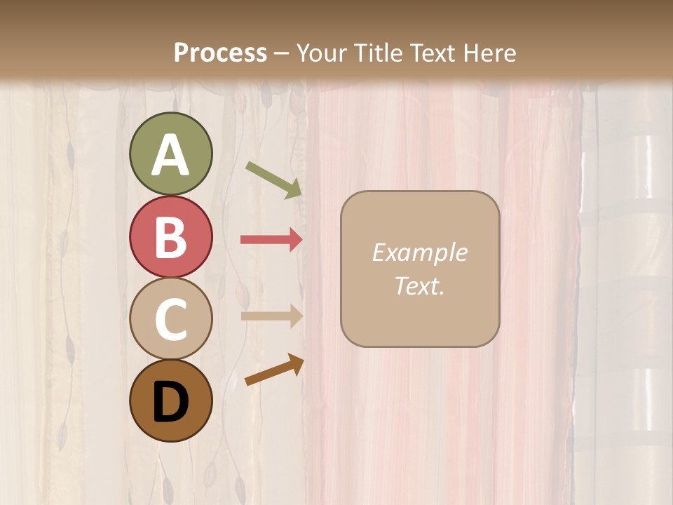 Colorful Textile Tall PowerPoint Template