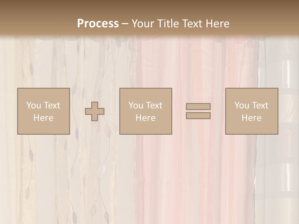 Colorful Textile Tall PowerPoint Template