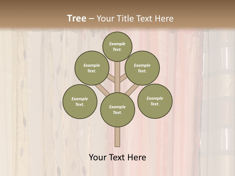 Colorful Textile Tall PowerPoint Template