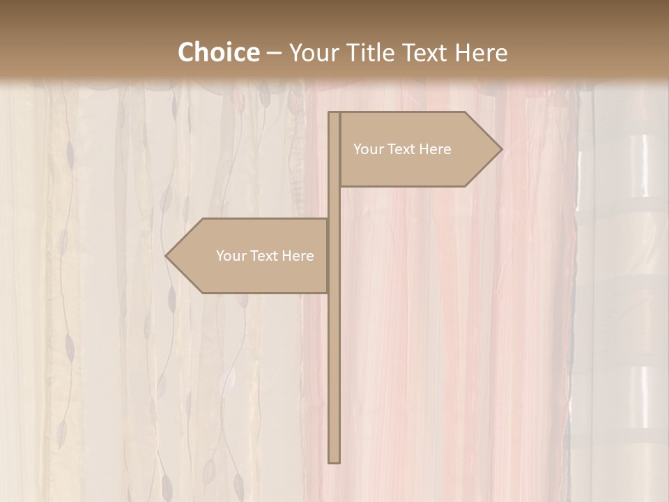 Colorful Textile Tall PowerPoint Template