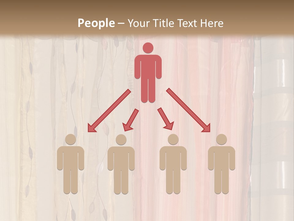 Colorful Textile Tall PowerPoint Template