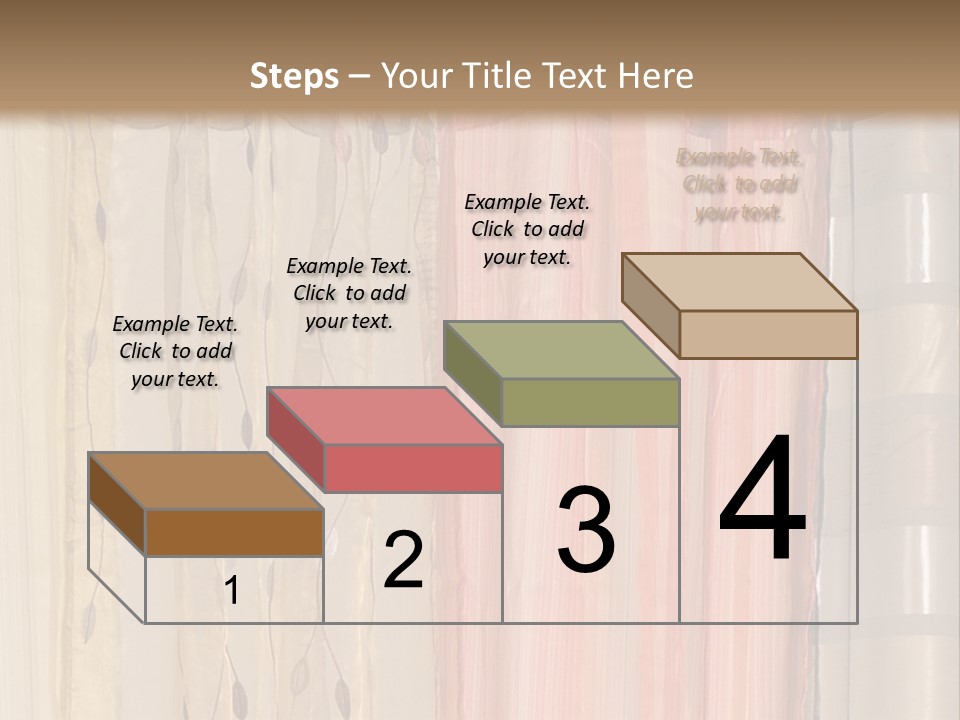 Colorful Textile Tall PowerPoint Template