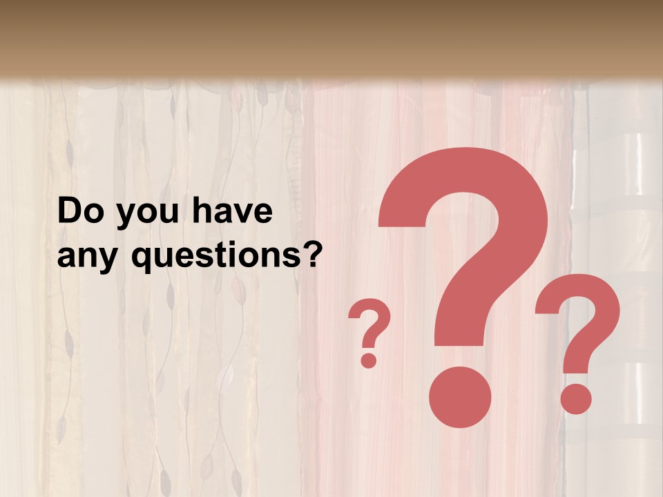 Colorful Textile Tall PowerPoint Template