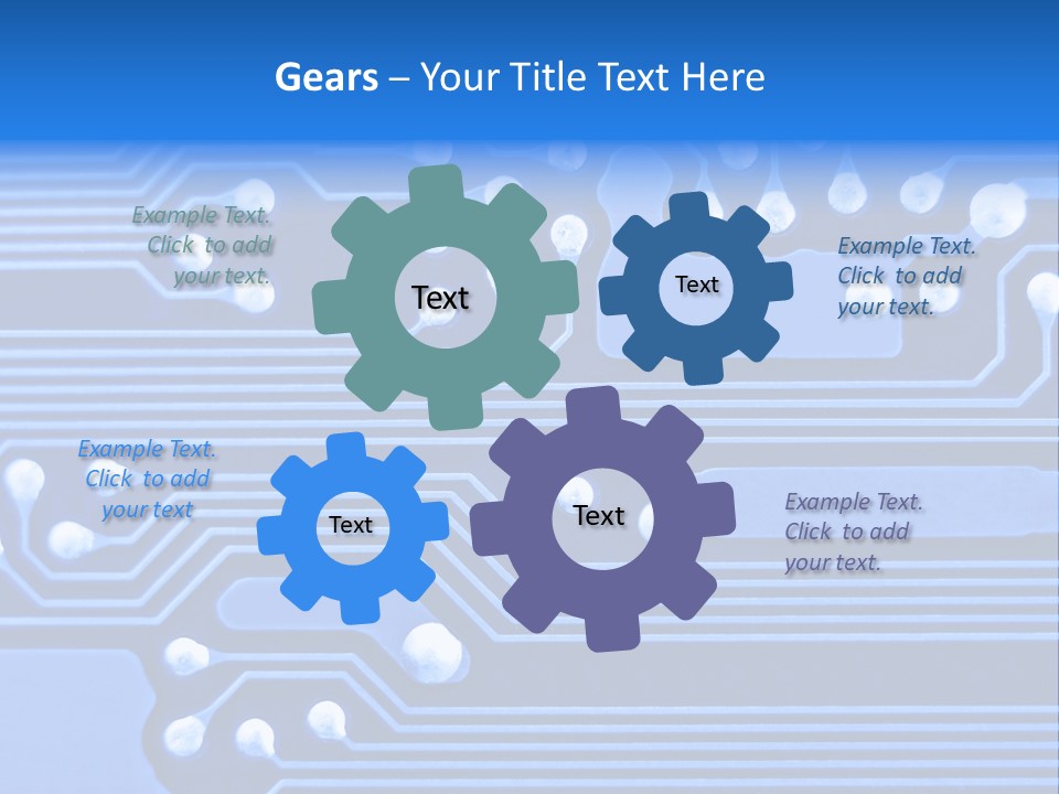 File Chip Microcircuit PowerPoint Template