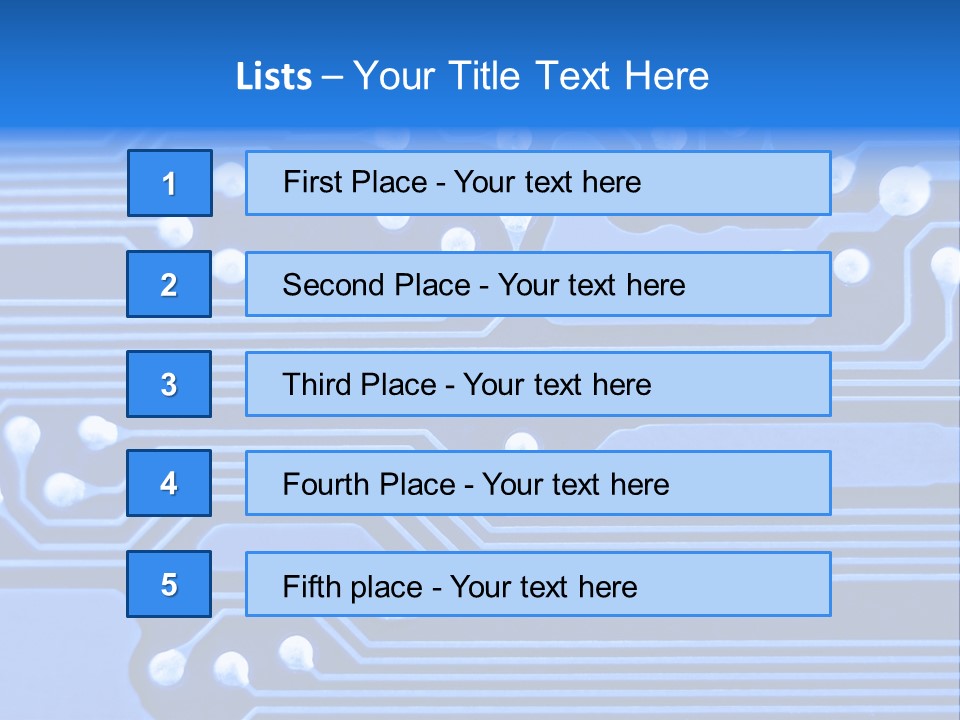 File Chip Microcircuit PowerPoint Template