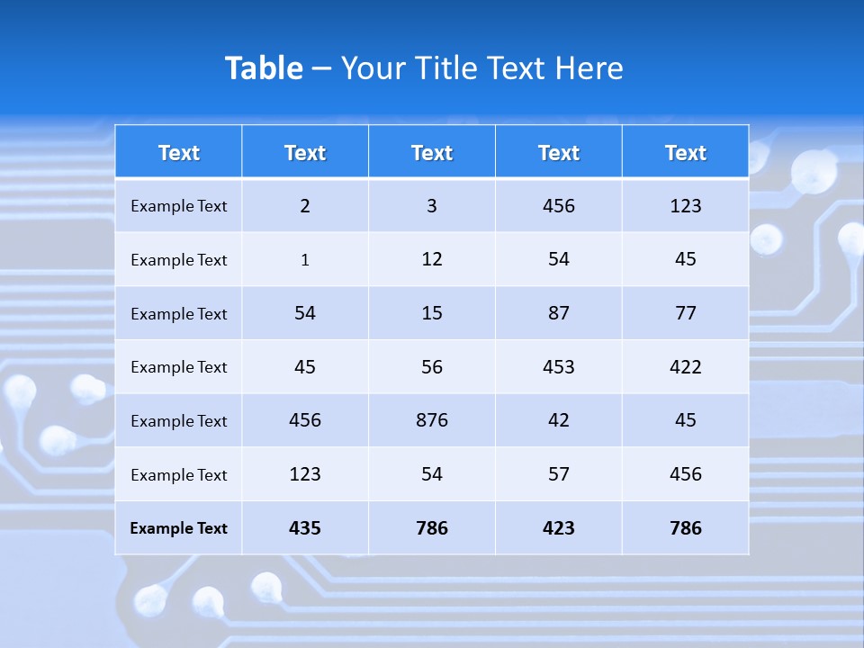 File Chip Microcircuit PowerPoint Template