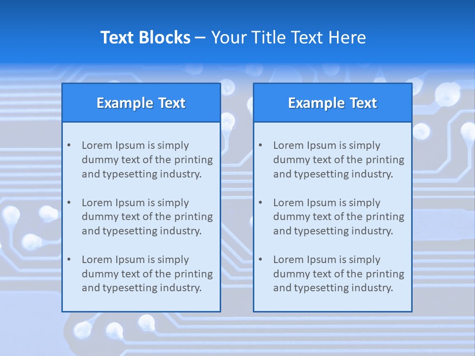File Chip Microcircuit PowerPoint Template