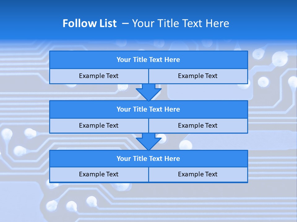 File Chip Microcircuit PowerPoint Template