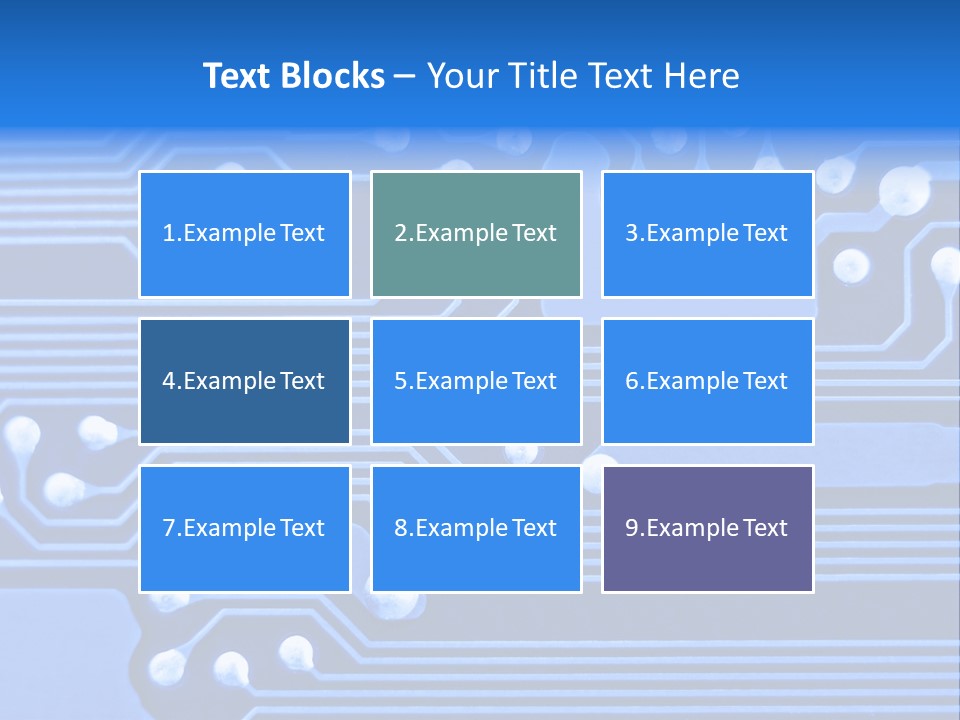 File Chip Microcircuit PowerPoint Template