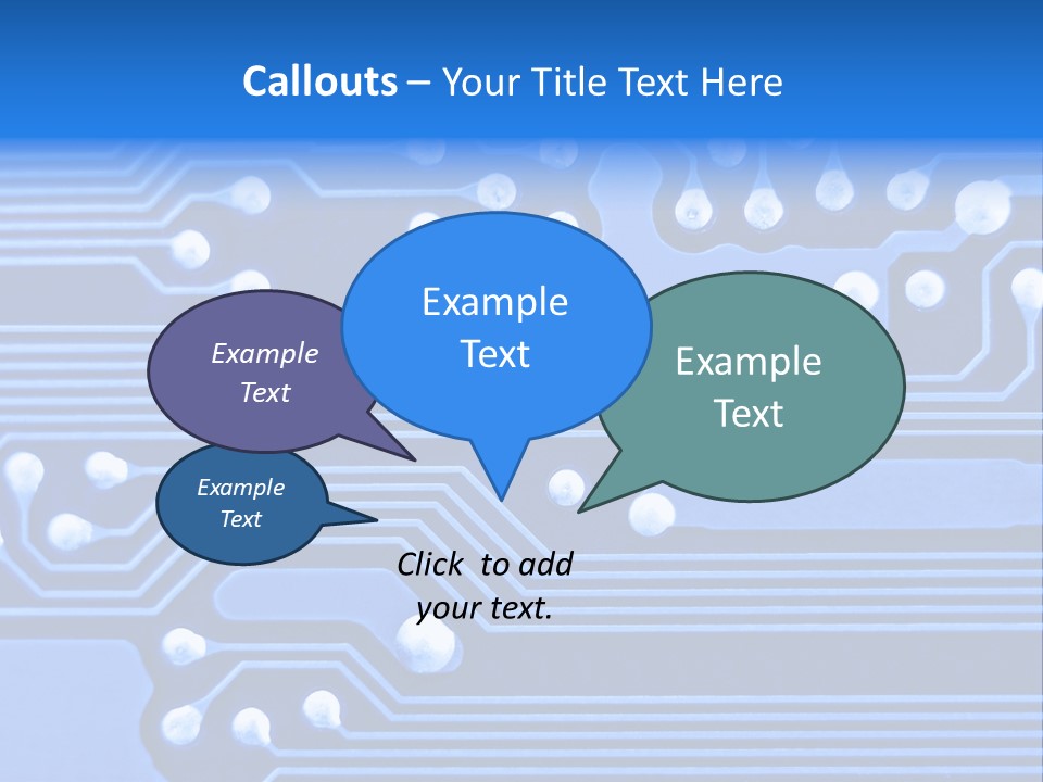 File Chip Microcircuit PowerPoint Template