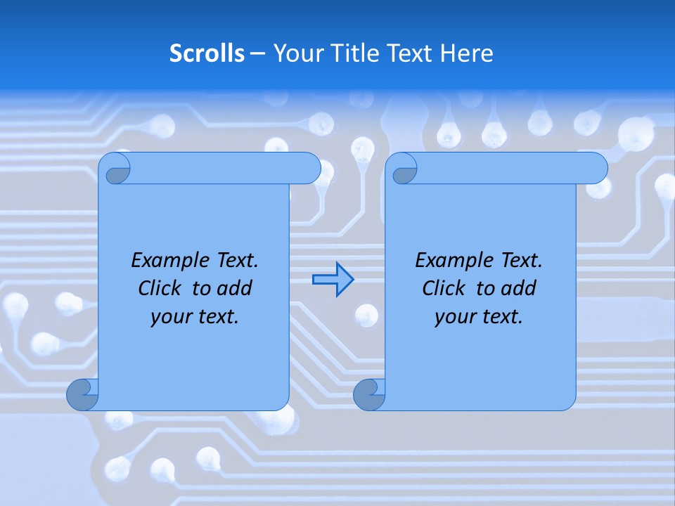 File Chip Microcircuit PowerPoint Template