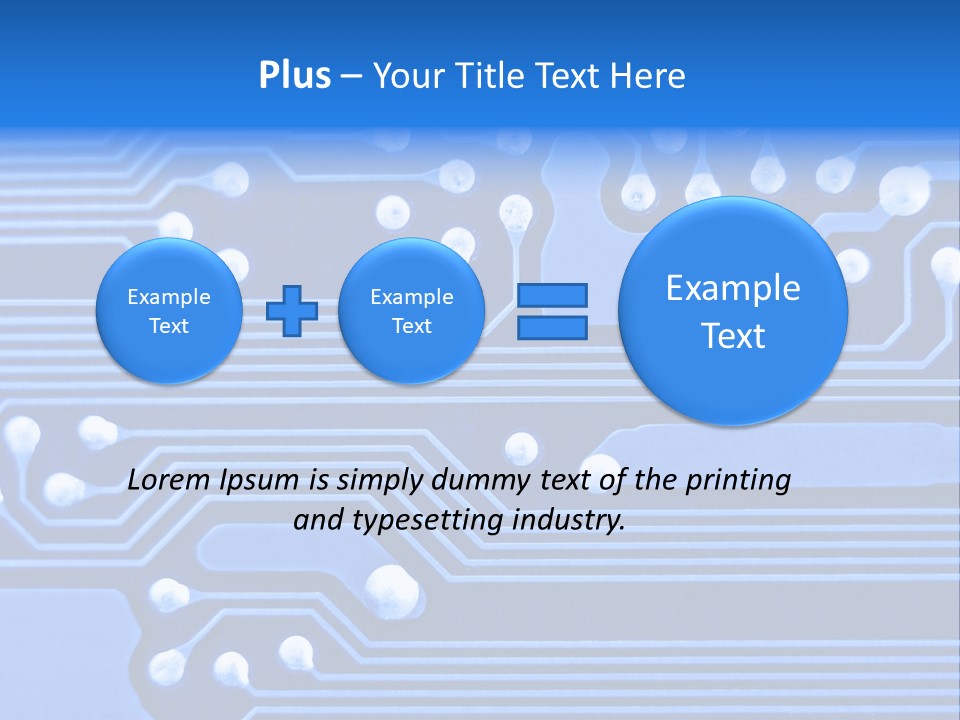 File Chip Microcircuit PowerPoint Template