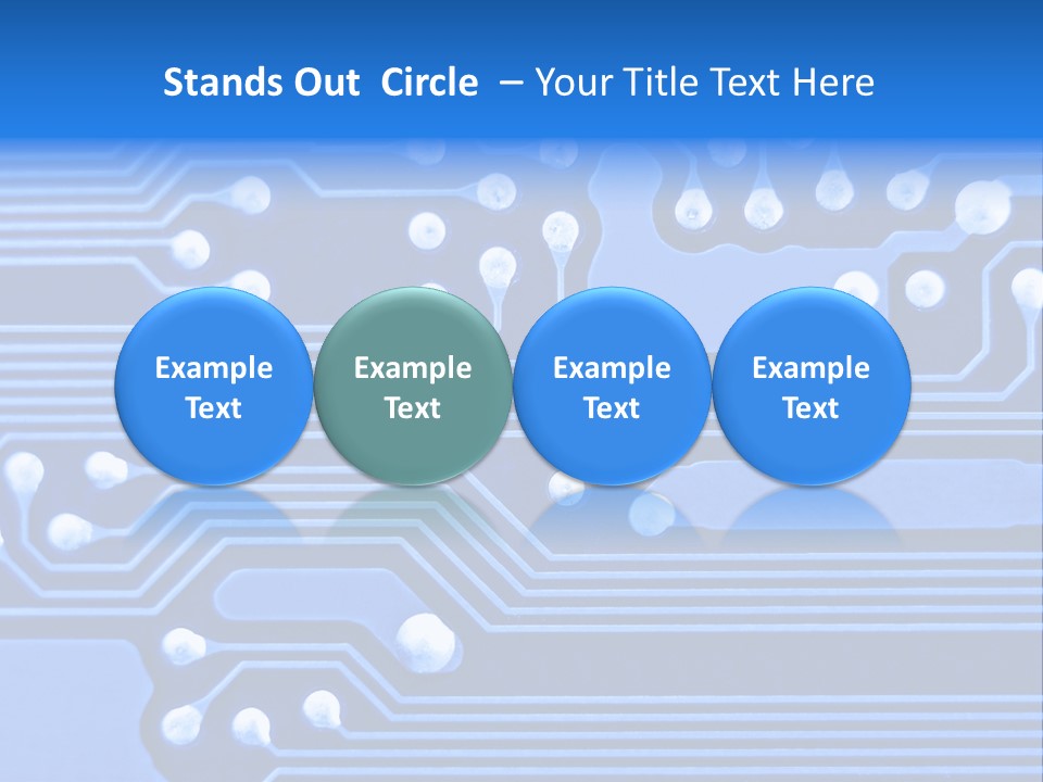 File Chip Microcircuit PowerPoint Template