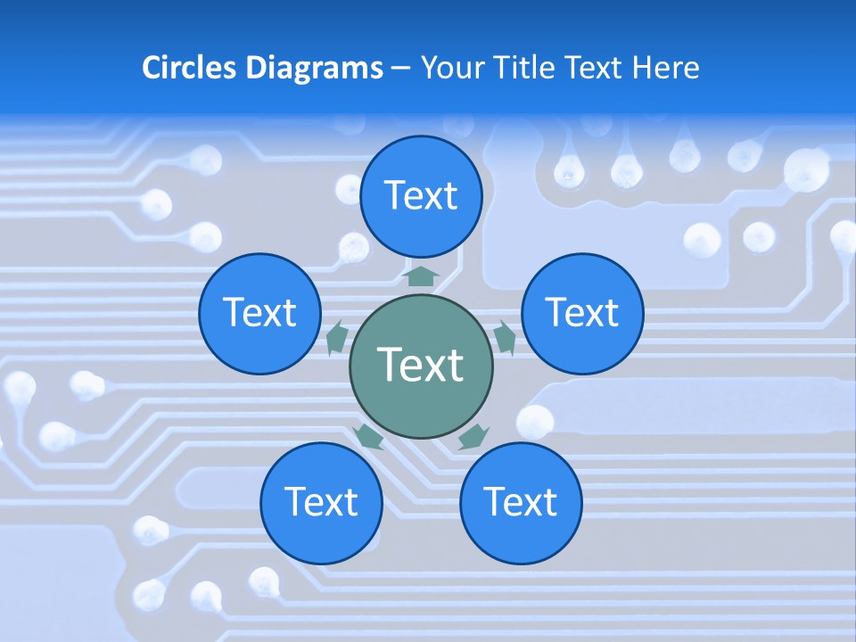 File Chip Microcircuit PowerPoint Template