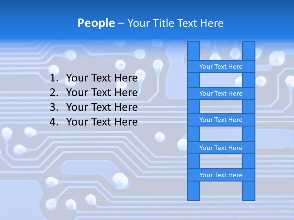 File Chip Microcircuit PowerPoint Template