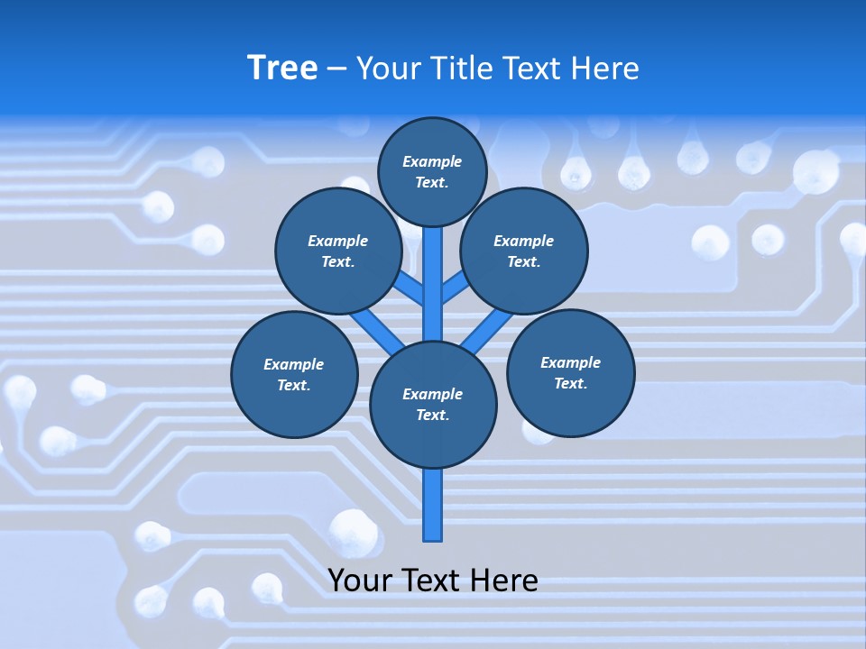 File Chip Microcircuit PowerPoint Template