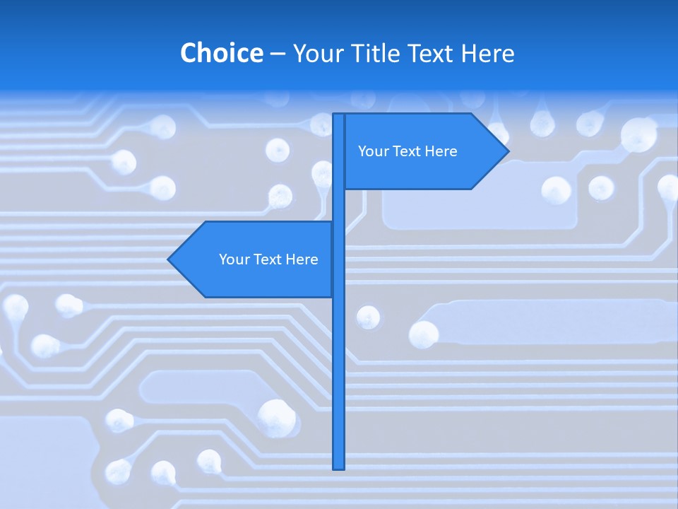 File Chip Microcircuit PowerPoint Template