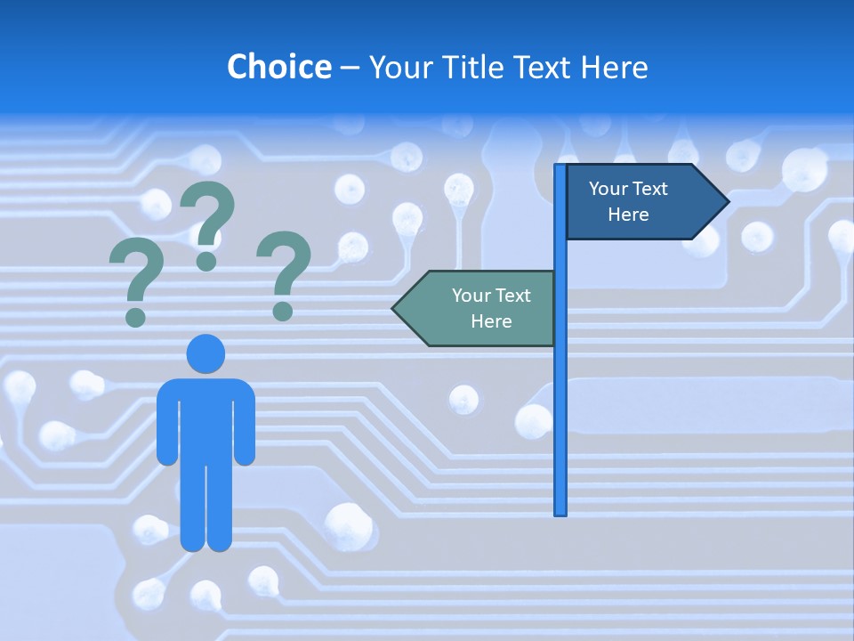 File Chip Microcircuit PowerPoint Template