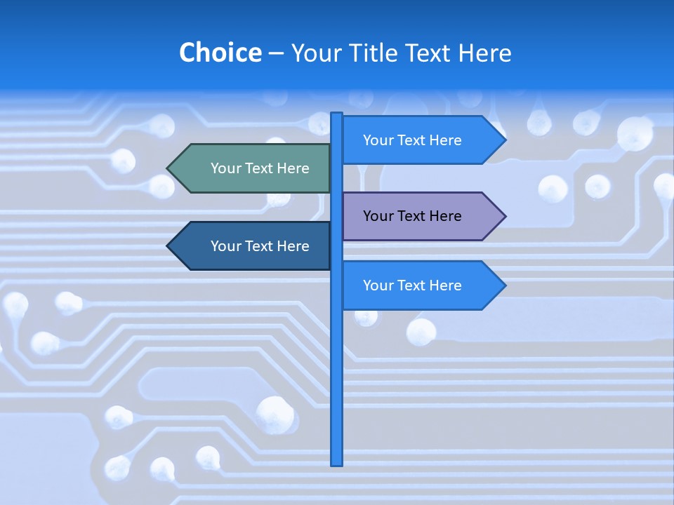 File Chip Microcircuit PowerPoint Template