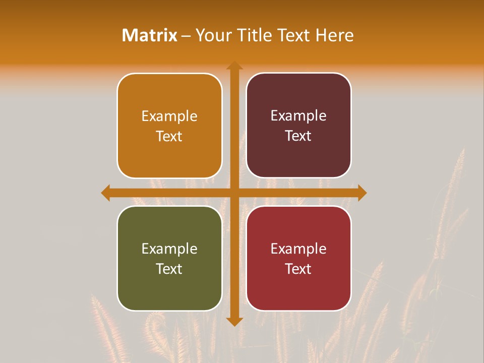 Spring Wallpaper Clover PowerPoint Template