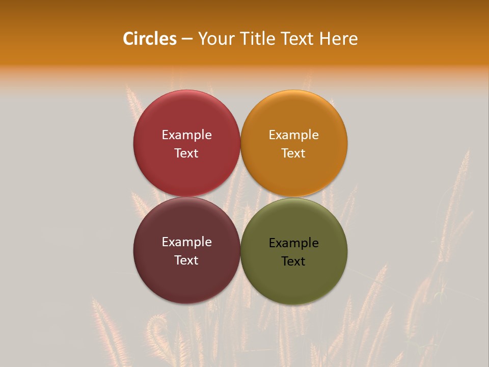 Spring Wallpaper Clover PowerPoint Template